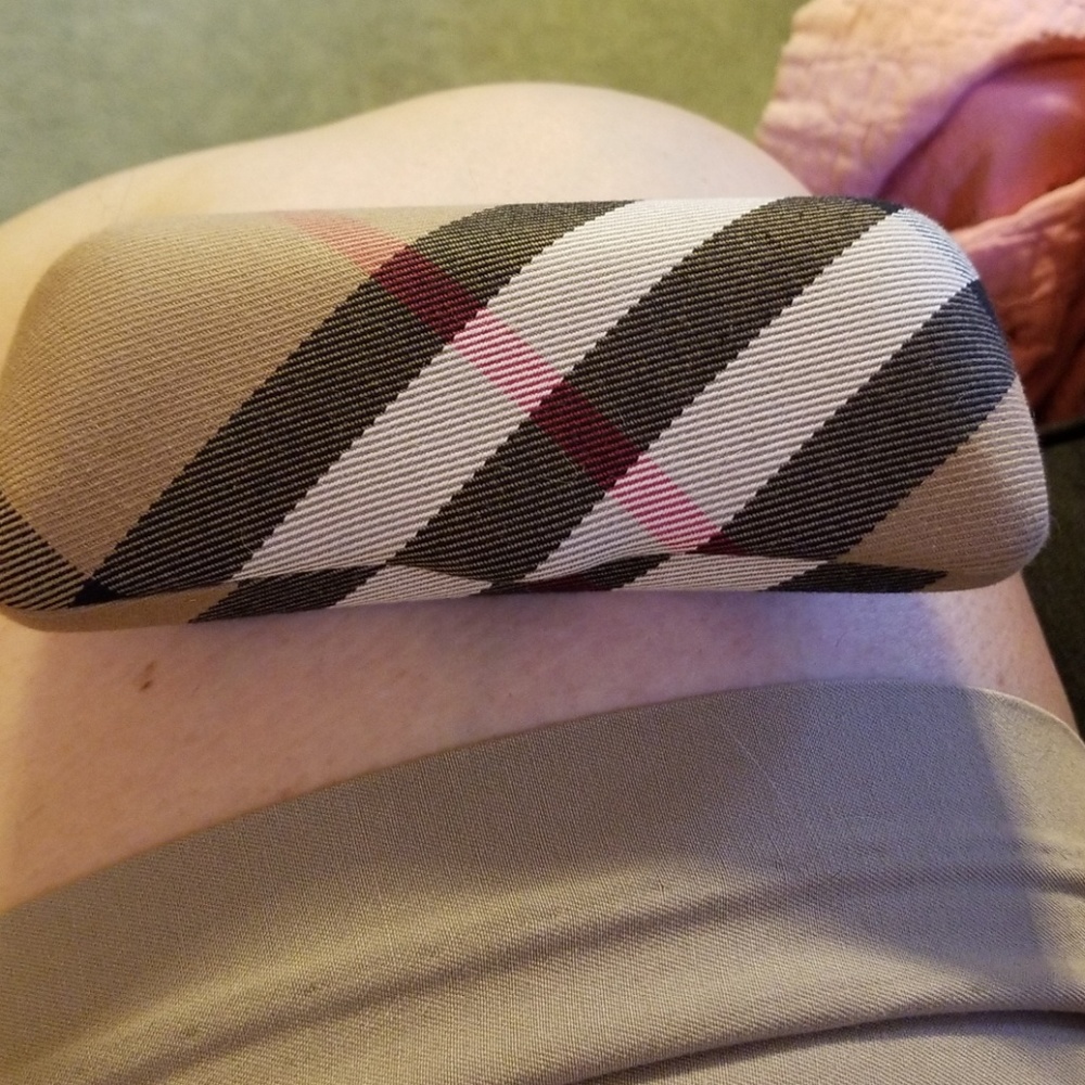 Burberry glasses case